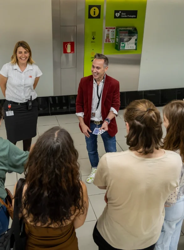 Pablo Corner haciendo magia para empresas